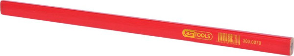 KS Tools Lápiz de carpintero, rojo, HB, 300.0070