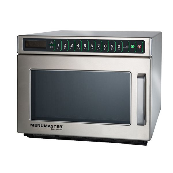Microondas Menumaster DEC18E2, potencia de microondas de 1800 vatios, 100 programas de cocción programables, 101.113