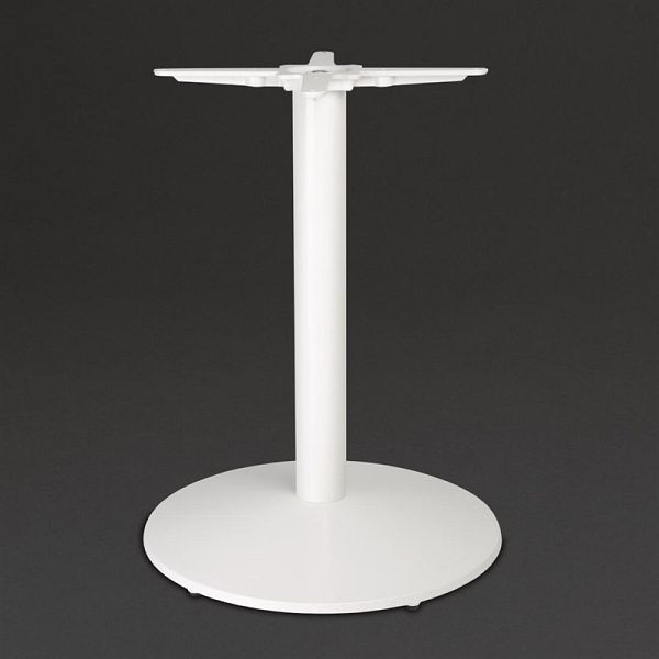 Base de mesa redonda de hierro fundido Bolero blanco, FT029