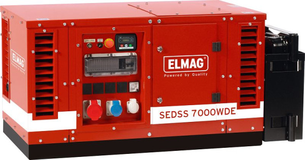 Generador ELMAG SEDSS 7000WDE, con motor HATZ 1B40 (insonorizado), 53226
