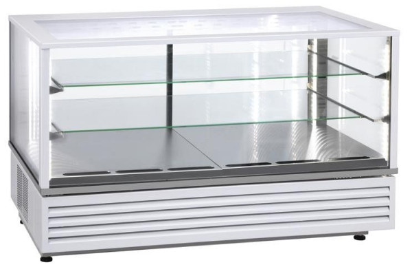Vitrina refrigerada ROLLER GRILL Panorama CD 1200, dispositivo de mesa con 2 estantes de vidrio 1045x490x4 -3 x 1/1 GN, CD1200