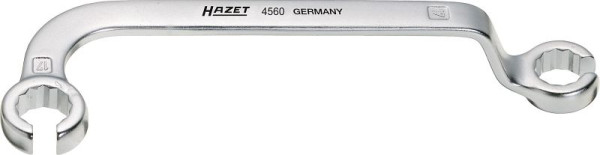 Llave para línea de inyección Hazet, perfil de doble hexágono externo, 17 x 17 mm, 4560