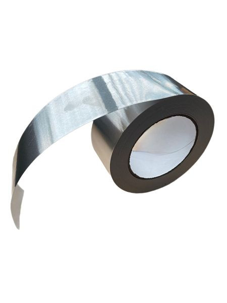 VaGo-Tools cinta de aluminio cinta adhesiva de aluminio cinta adhesiva 50mmx50m aislamiento 4 rollos, PU: 200m, 370-50-50x4_rv