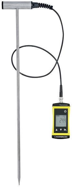 Dispositivo de medición de temperatura del suelo Greisinger SoilTemp 1700, 611374