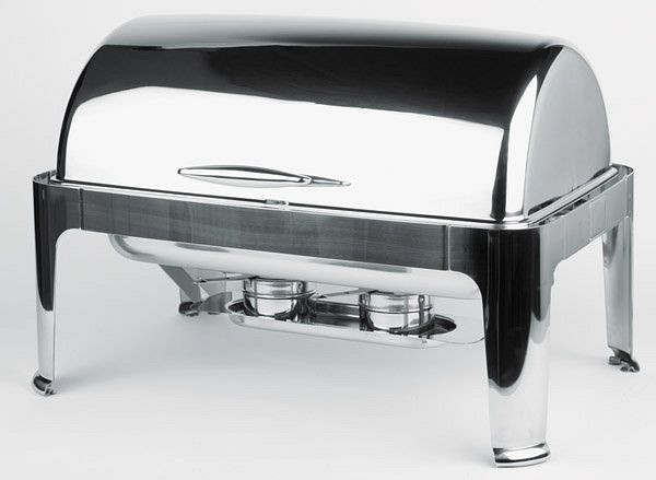 APS Chafing Dish con tapa enrollable -ELITE-, 67 x 47 cm, altura: 45 cm, acero inoxidable, 12350