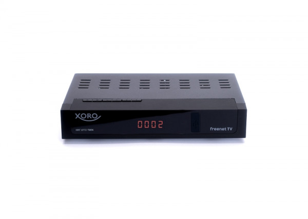 Receptor híbrido XORO para antena digital (HEVC DVB-T / T2) y TV por cable (DVB-C), HRT 8772 HDD sin disco duro, PU: 10 piezas, SAT100601