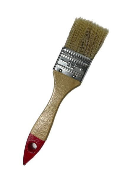 VaGo-Tools Brocha para barniz, glaseado, brocha de pintor, brocha plana, cerdas chinas, 38 mm, PU: 6 piezas, 190-015-6_vx