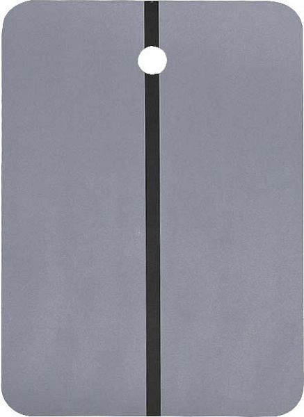 Tarjeta de muestra de color Kunzer gris medio, metal 148 x 105 x 0,017 mm, caja de 100 piezas, 7FMK02