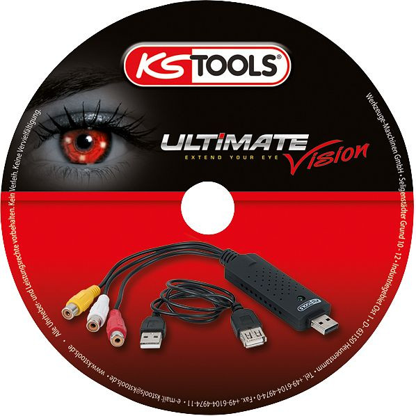 Grabador de vídeo USB KS Tools, 550.8603