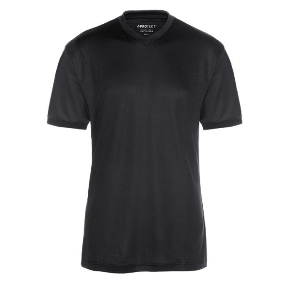 Camiseta con protección UV 4PROTECT COLUMBIA, negro, talla: XS, paquete de 10, 3332-XS