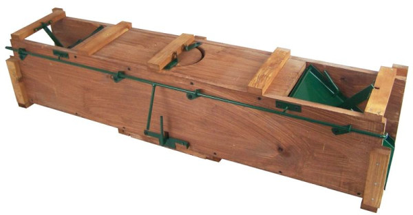 Berger & Schröter trampa de caja de madera extra 118 x 26 x 26 cm, 31680