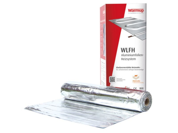 Warmup WLFH-140/980-7 sistema de calefacción de aluminio 980 W laminado 7,0 m², cinta adhesiva de aluminio, DEWLFH-140/980-7