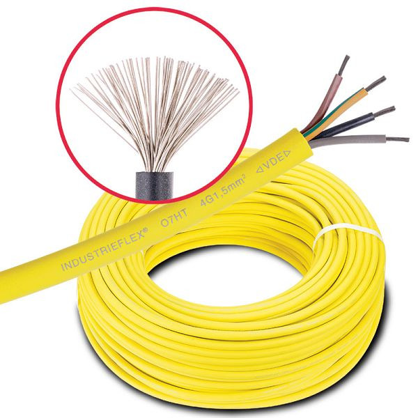 ELSPRO cable especial INDUSTRIEFLEX 07HT 4G1.0mm²/anillo de 50m, SL07HT 410/05