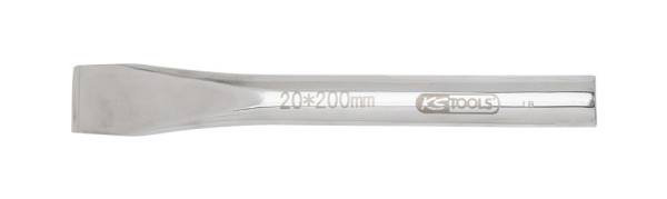 Cincel plano de acero inoxidable KS Tools, 16x160mm, 964.3101