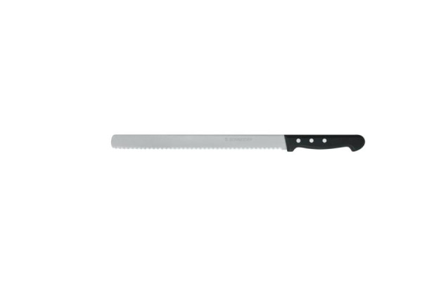Cuchillo de repostería Schneider POM con filo dentado, tamaño: 26 cm, 265626