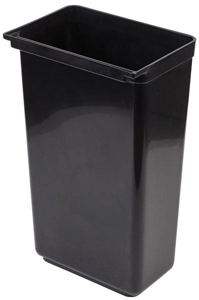 Contenedor APS, 33 x 23 cm, altura: 56,5 cm, polipropileno, negro, capacidad: 42 l, 11946
