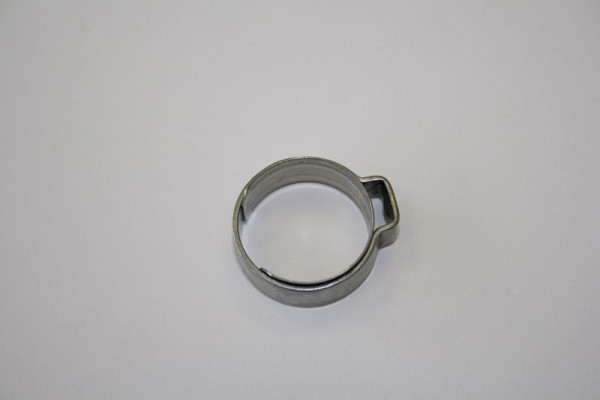 OETIKER Abrazadera de 1 oreja con anillo de rodamiento, 9,0 mm (acero inoxidable), 42158
