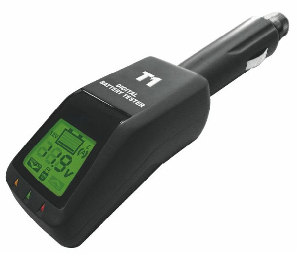 Monitor de batería Helvi T1, probador de batería de coche, prueba de batería, conexión USB 90 x 55 x 30 mm, 20269