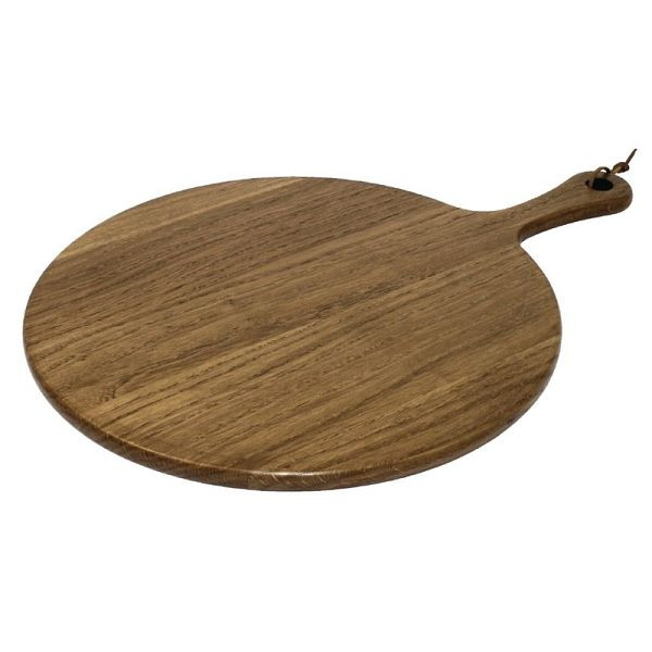 OLYMPIA mesa redonda para servir madera de acacia con mango 35,5cm, GM262