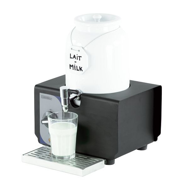 Calentador de leche Casselin 4L con recipiente de porcelana, CDLPC4
