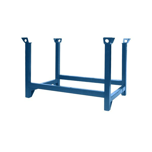Palet industrial Eichinger, 2000 kg, L x An. x Al. 1000x800x750 mm, azul genciana, 13140100000097