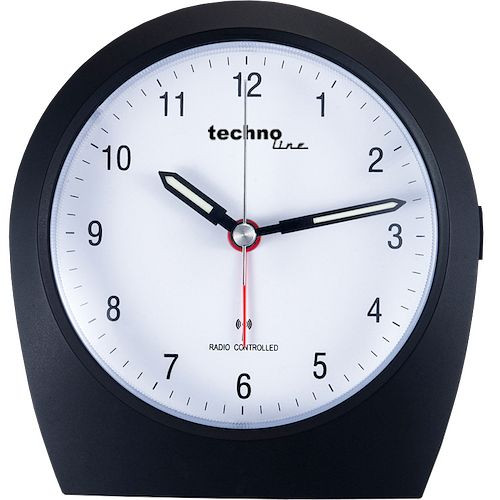 Radio reloj despertador Technoline, radio reloj DCF-77, dimensiones: 111 x 118 x 50 mm, WT 758