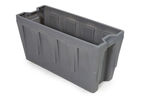 Caja insertable de PE DENIOS para contenedores apilables PolyPro de 400 litros, 351 x 865 x 440 mm, 272-440