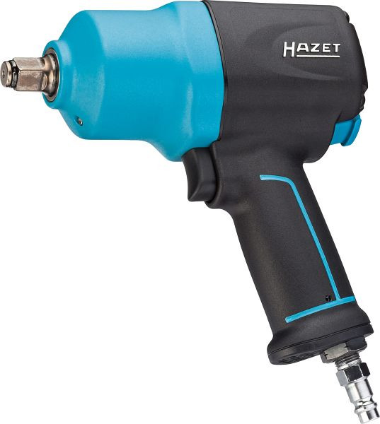 Atornillador de impacto Hazet, par máximo de aflojamiento: 1700 Nm, cuadradillo macizo de 12,5 mm (1/2 pulgada), mecanismo de doble percusión de alto rendimiento, 9012EL-SPC