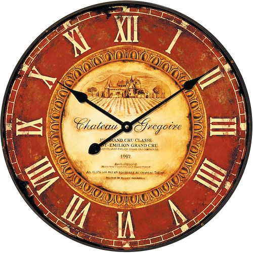Reloj de pared de cuarzo Technoline &quot;1992&quot;, material MDF, dimensiones: Ø 50 cm, WT 1511
