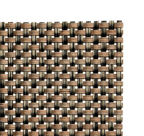 APS Fundas para servilletas y cubiertos, 24 x 9 cm, beige, marrón, PVC, banda estrecha, juego de 6, 60552
