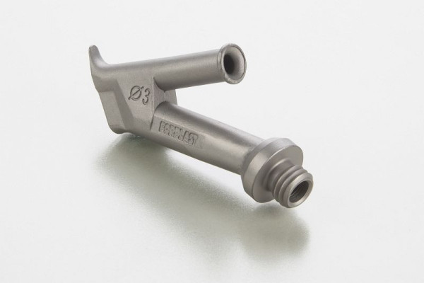 Boquilla de soldadura rápida Forsthoff redonda de 3 mm, atornillable M10, 5005