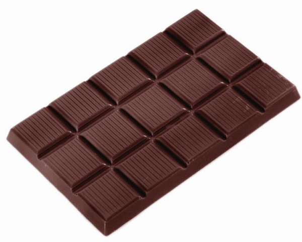 Molde de chocolate Schneider 275x135 mm, barra de chocolate, ranurado -130x79x9, 421421