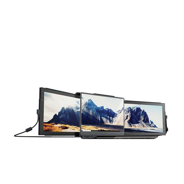 Trio Max Mobile Pixels – Monitor de laptop triple pantalla de 14