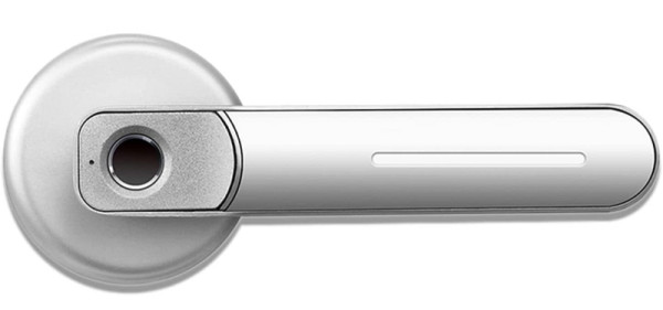 SOREX FLEX Tirador de puerta Easy Bluetooth con huella digital, plateado, BH104200