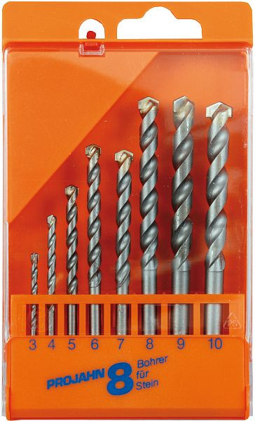 Projahn taladro para piedra ECO cassette 8 piezas 3-10 mm, 67045
