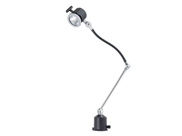 ELSPRO Lámpara LED para puesto de trabajo, regulable, carcasa de conexión con rótula y articulación basculante con 1 mano, longitud: 300 mm, tensión: 24 V AC, 7ZD1854330