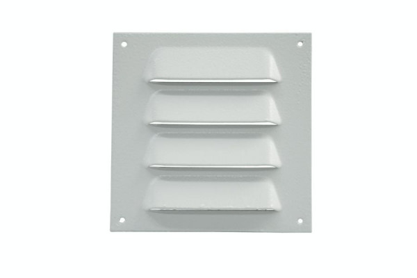 Rejilla de ventilación Marley de aluminio 70x70mm cuadrada de metal blanca, 065793