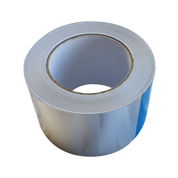 VaGo-Tools cinta de aluminio cinta adhesiva de aluminio cinta adhesiva 75mmx50m aislamiento 1 rollo, PU: 50m, 370-75-50x1_tv