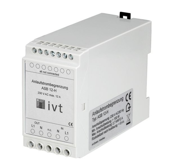Limitación de corriente de arranque IVT ASB 12-H, 700400