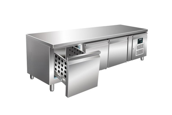 Mesa refrigeradora bajo encimera con cajones Saro modelo UGN 3100 TN-3S, 323-3115