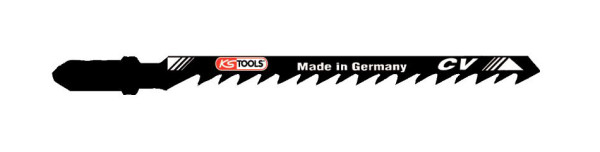 KS Tools hoja de sierra de calar corte curvo, CV, 100 mm, 4 mm, paquete de 5, 129.3105