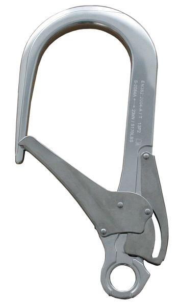 Funcke mosquetón tubular FS110, mosquetón tubular de aluminio, ancho de apertura: 110 mm, 70020150