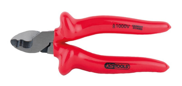 KS Tools Cortador de cables de una mano de 1000 V, 165 mm, 117.1107