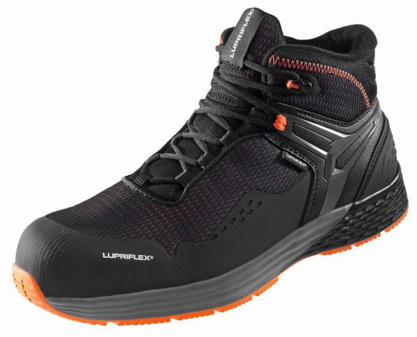 Lupriflex Techno Mid, botas de seguridad impermeables de altura media, talla 43, PU: 1 par, 5-550-43