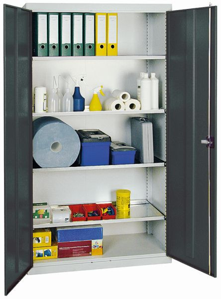 Armario para herramientas y materiales desafilados serie 2000, 7035/7016, 4 estantes, 2008071