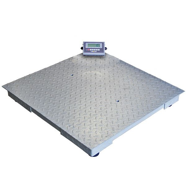 Báscula de plataforma T-Mech báscula industrial báscula de piso báscula digital báscula para paquetes báscula resistente 120 cm x 120 cm, 10275#10276