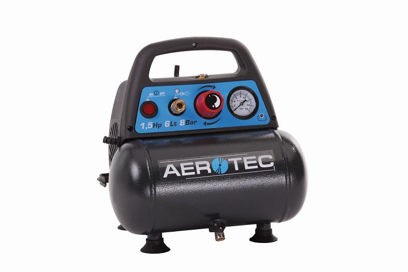 Compresor de pistón de aire comprimido AEROTEC, portátil, sin aceite, 200664