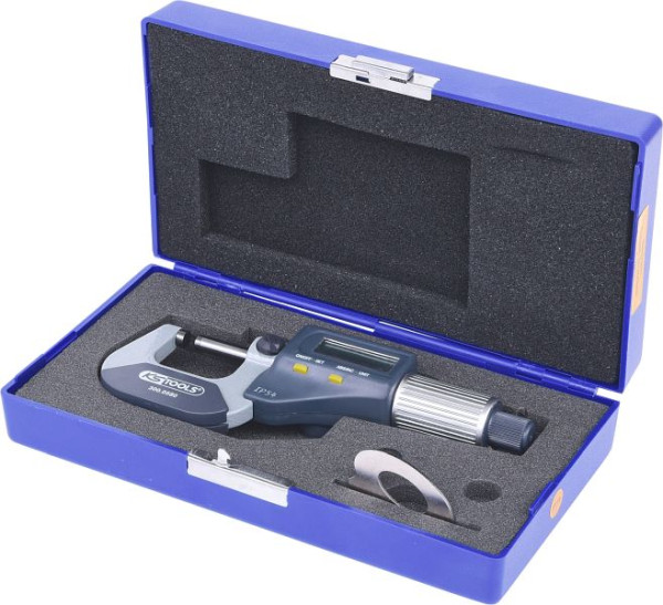 KS Tools micrómetro digital, 0-25 mm, 300.0580