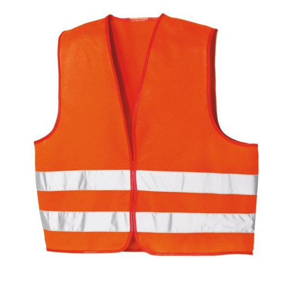 Chaleco de alta visibilidad teXXor "HALIFAX" (tejido mixto), naranja brillante, paquete de 50 unidades, 4204