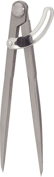 KS Tools Brújula puntiaguda con arco de ajuste, 300 mm, 300.0416